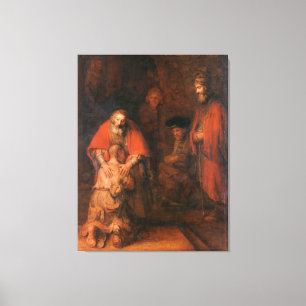 Canvas The Return of the Prodigal Son Rembrandt Print