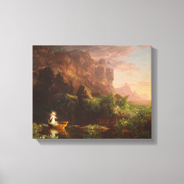 Canvas The Voyage of Life Childhood, Thomas Cole (Front)