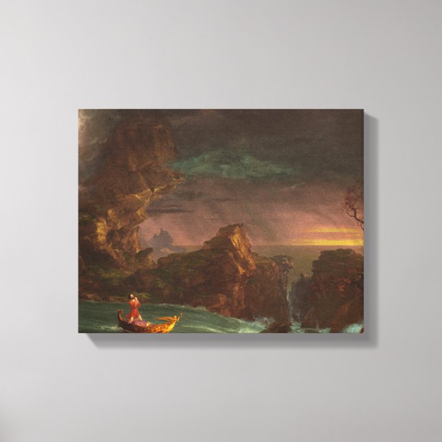 Canvas The Voyage of Life, Manhood, Thomas Cole (Front)