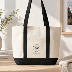 Canvas Tote Bag   Custom Logo Business Shopper