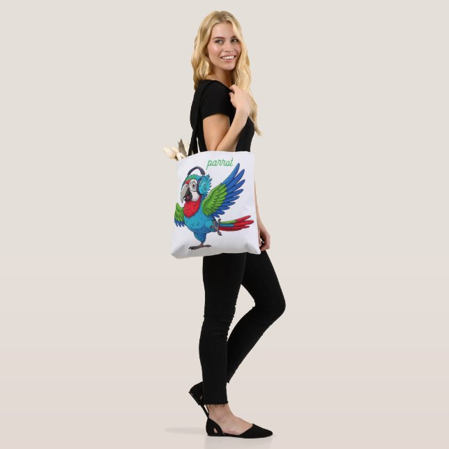 Canvas Tote Bag USA – Personalised Reusable  (On Model)