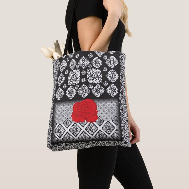 Canvas Tote with Zipper | Foldable & Leather Bags (Close Up)