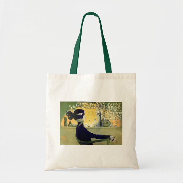 Canvas Totebag: Art Nouveau - La Maison Moderne Tote Bag (Front)