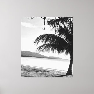 Canvas Tropical Beach Print
