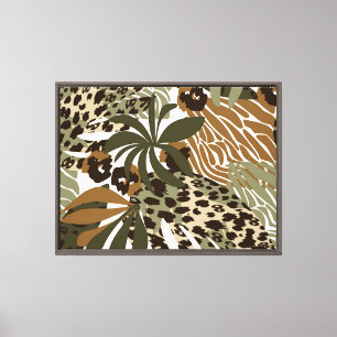 Canvas Wall Art-Jungle Animal Print