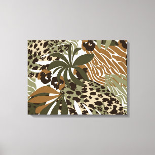 Canvas Wall Art-Jungle Animal Print