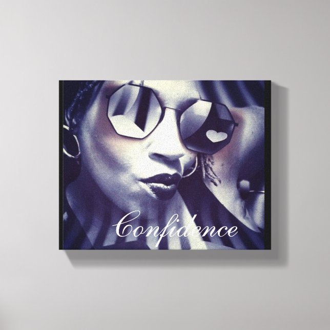 Canvas wall art picture of beautiful women. (Front)