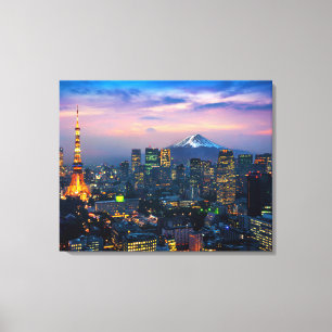 Canvas Wall Art-Tokyo Cityscape