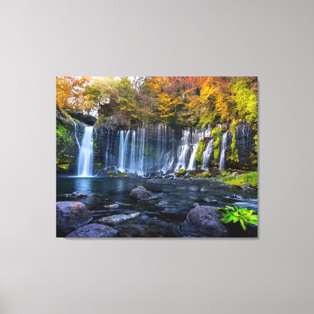 Canvas Wall Art-Waterfall Japan Print (Front)