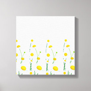 Canvas Wall Art-White Daisies Print