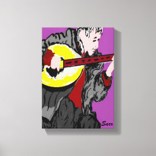 Canvas Wrap/ A Musician Print