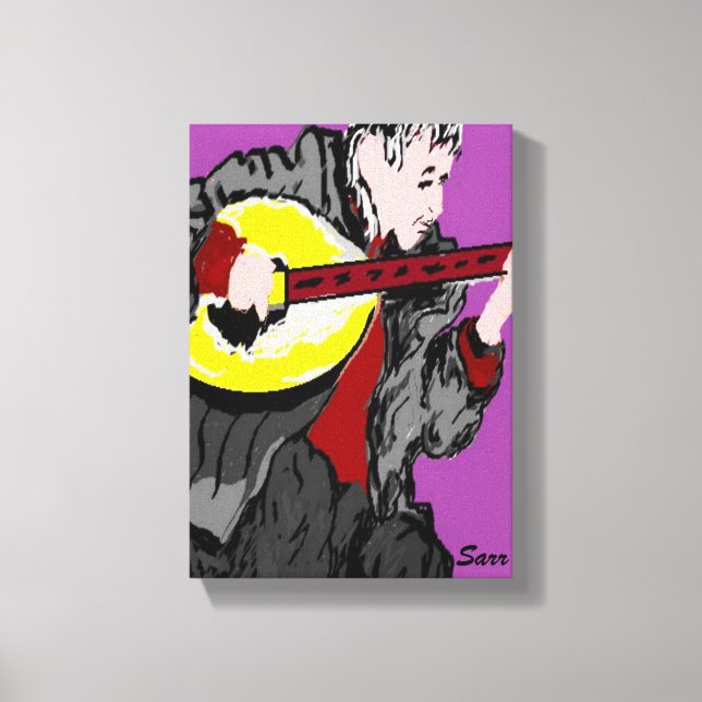 Canvas Wrap/ A Musician Print (Front)