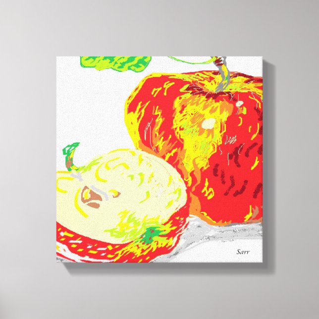 Canvas Wrap / Apple a Day Print (Front)