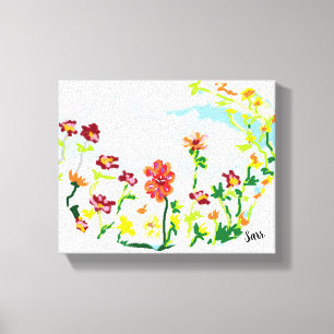 Canvas Wrap : Wild Flower's Print