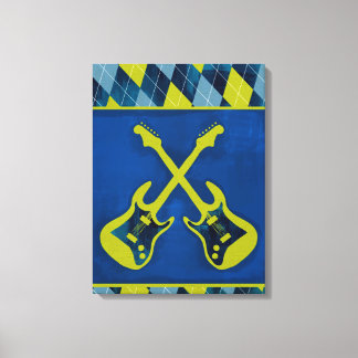 Canvas Wrapped Jr. Rock n' Roll / cross-guitars