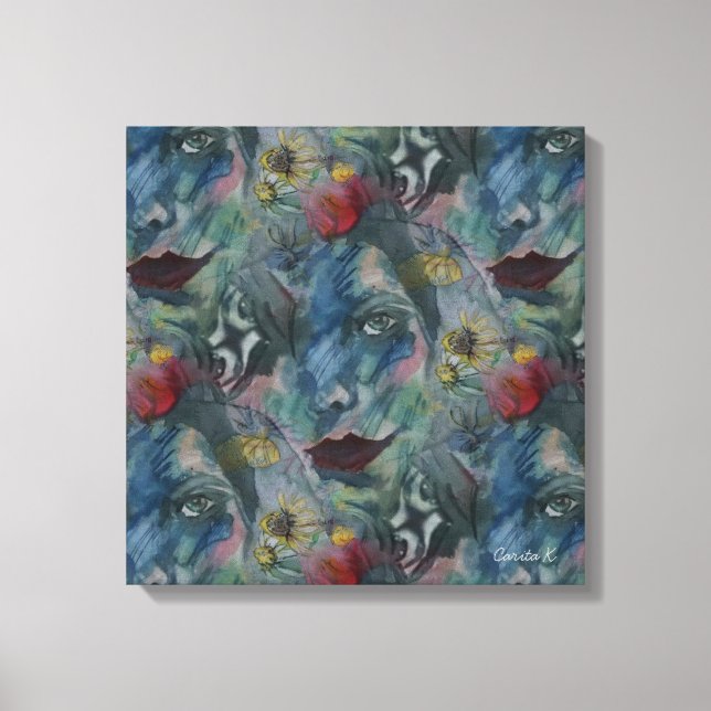 Canvastavla Sarah Rubellite Canvas Print (Front)