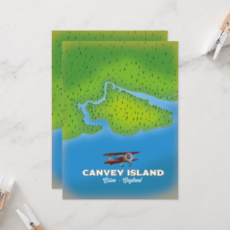 Canvey island,Essex Endland map