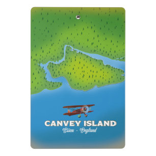 Canvey island,Essex Endland map Mini Clipboard