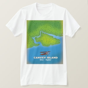 Canvey island,Essex Endland map T-Shirt