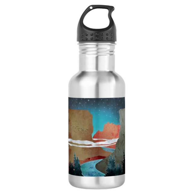 Canyon Birds 532 Ml Water Bottle (Front)