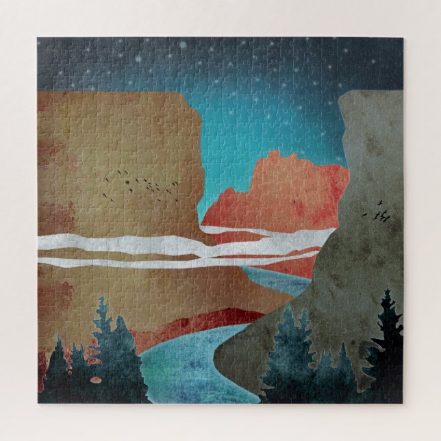 Canyon Birds Jigsaw Puzzle (Vertical)