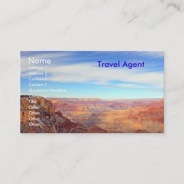 Canyon Card (Front)