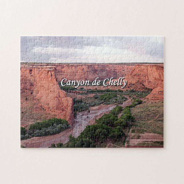 Canyon de Chelly, Arizona, at sunset Jigsaw Puzzle (Horizontal)