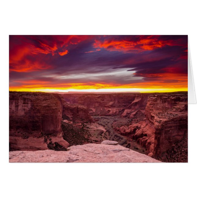 Canyon de Chelly, sunset, Arizona (Front Horizontal)