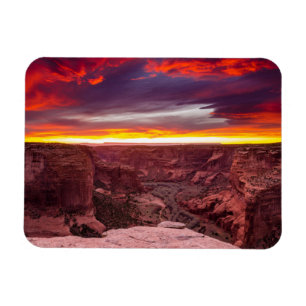Canyon de Chelly, sunset, Arizona Magnet