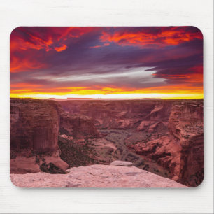 Canyon de Chelly, sunset, Arizona Mouse Mat