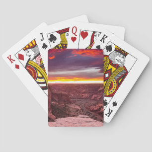 Canyon de Chelly, sunset, Arizona Playing Cards