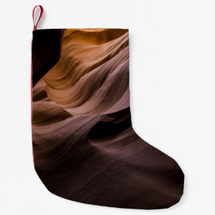 Canyon desert landscape pattern small christmas stocking