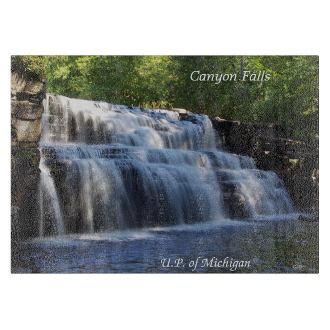 Canyon Falls cutting board (Front)