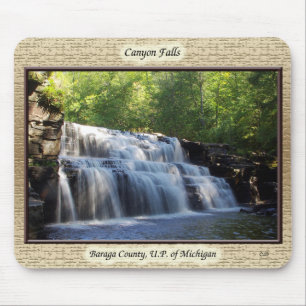 Canyon Falls framed mousepad