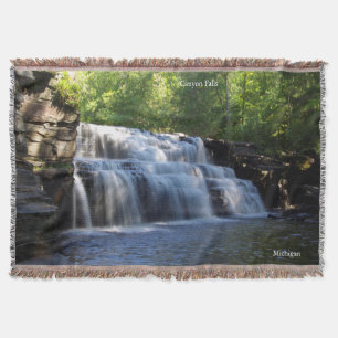 Canyon Falls throw blanket