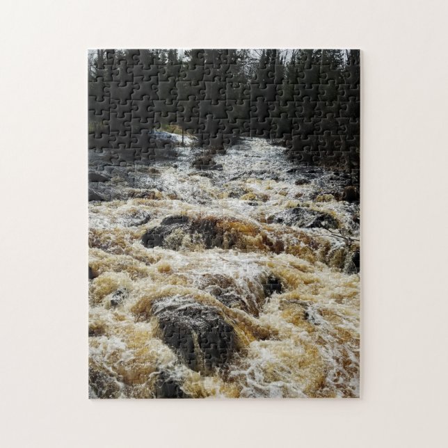 Canyon Falls Waterfall Jigsaw Puzzle (Vertical)