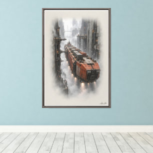 Canyon Freighter Canvas Print