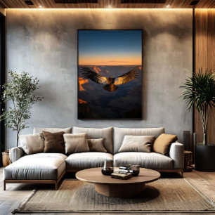 Canyon Guardian Canvas Print
