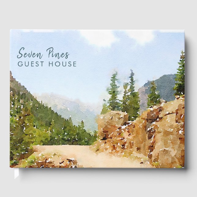 Canyon Guest House Vacation Rental Comments Guest Book (Front)