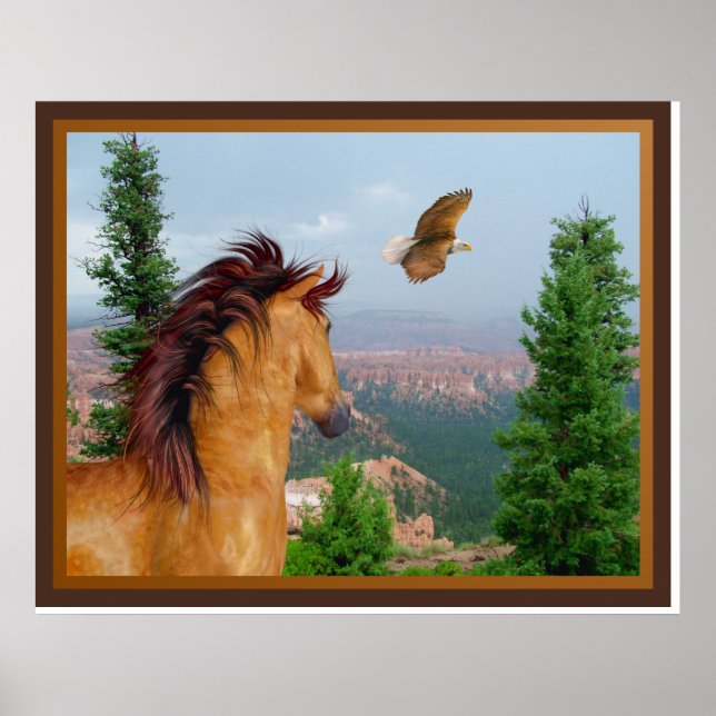 Canyon Horse -  Eagle Poster (Front)