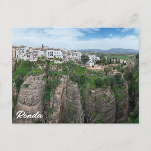 Canyon in Ronda Andalusia, Spain Postcard