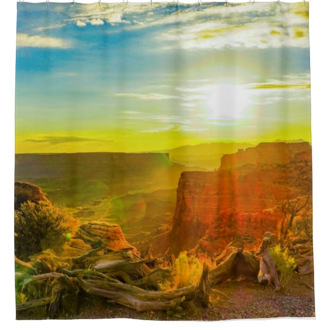 Canyon lands National Park Moab Utah Shower Curtain (Front)