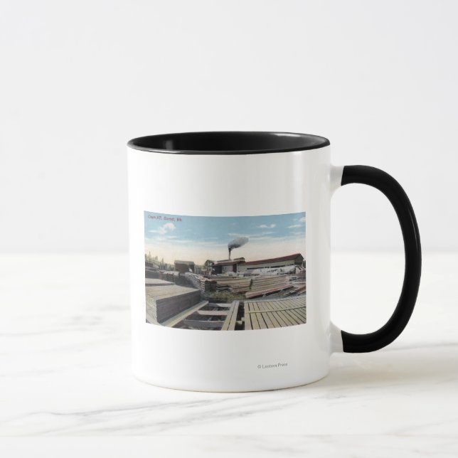 Canyon Lumber Mill Scene Mug (Right)