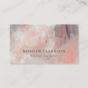 Canyon Modern Abstract Brush Strokes Business Card