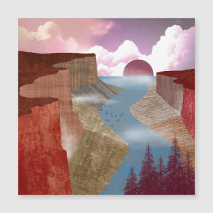 Canyon Ocean Landscape