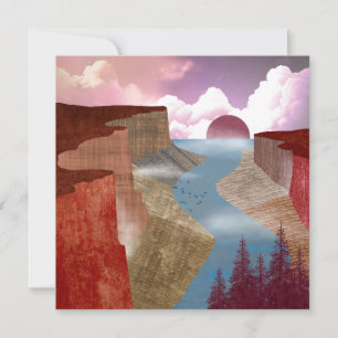 Canyon Ocean Landscape