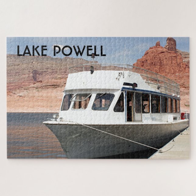 Canyon Odyssey boat, Lake Powell, Arizona Jigsaw Puzzle (Horizontal)