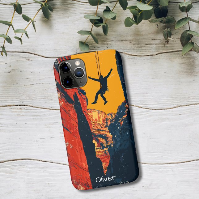 Canyon Rappelling Adventure Case-Mate iPhone Case (Creator Uploaded)