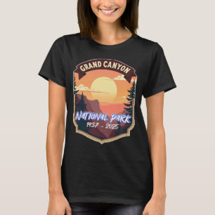 Canyon Ridge Lodge Retro Sunset National Park T-Shirt