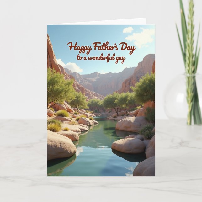 Canyon Sweet Fathers Day Card (Front)
